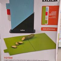 Excelsa Set 4 Taglieri Pieghevoli con Supporto