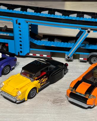 LEGO City 60408 camion (bisarca) con auto sportive