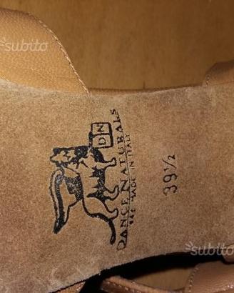 Scarpe da ballo donna Natural Dance nuove n. 39.5