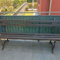 PANCHINA DA GIARDINO ARTIGIANALE FERRO DEL 600