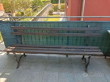 PANCHINA DA GIARDINO ARTIGIANALE FERRO DEL 600