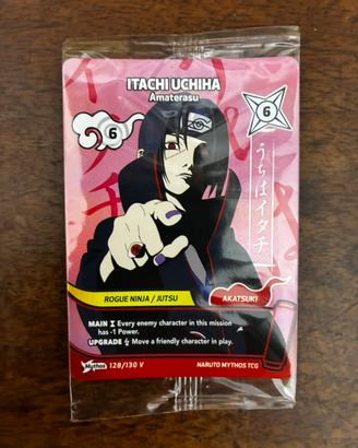 Naruto Mythos TCG Carta promo Itachi - Sigillata