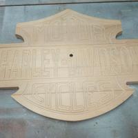 orologio Harley Davidson in legno