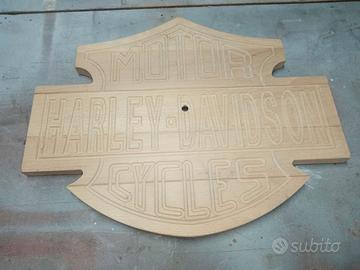 orologio Harley Davidson in legno