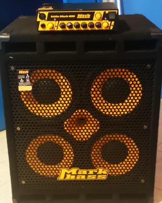 Set Basso Markbass Little Mark 800 + Cassa 4x10"