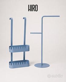 HIRO  Piantana portasciugamani portarotolo bagno