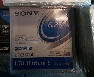 Cartuccia dati Sony LTO modello LTX2500G