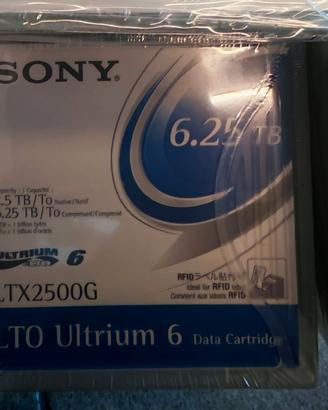 Cartuccia dati Sony LTO modello LTX2500G