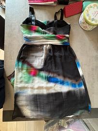 Vestito elegante caractere pura seta