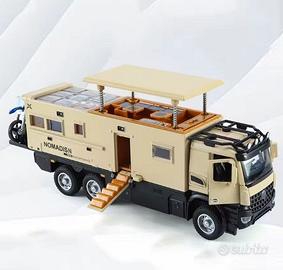 Camper Caravan New Model 1/24 Unimog Off-road RV M