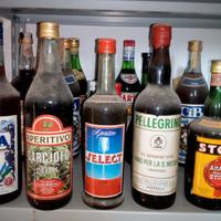 Bottiglie liquori vintage