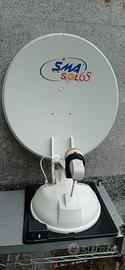 Antenna satellitare per camper e caravan