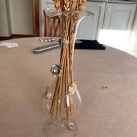 portafiori in vetro e inserti
