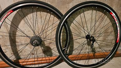 coppia ruote ciclismo 