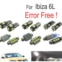 KIT 10 LAMPADE LED INTERNE PER SEAT IBIZA MK4 MK I