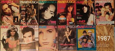 rivista Fare Musica annata completa 1987