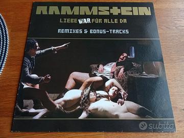 Rammstein disco vinile liebe war fur alle da bonus