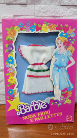 Vestiti barbie-moda fiori e paillettes-ass. 8380 - Collezionismo In vendita  a Palermo