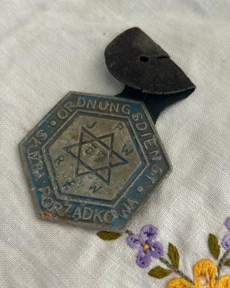 Distintivo polizia del ghetto IIWW