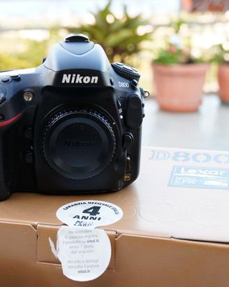 Nikon D800 Nital - FF Come nuova!