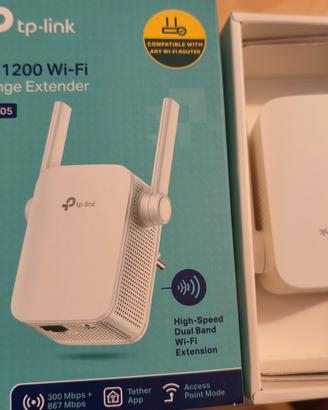 Router TP-Linl Range Extender AC 1200 Wi-Fi