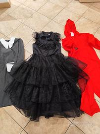 Costume Mercoledì Addams 10-12 anni 