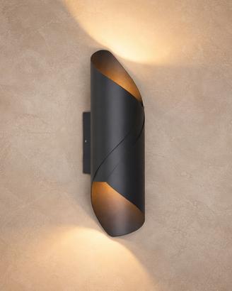 Applique da parete interno esterno IP65 Antracite