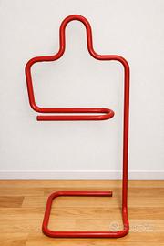 Appendiabiti vintage rosso metallo anni ’80