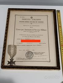 Medaglia-Croce d'Argento anno 1964Arma Carabinieri