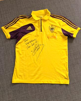 Maglia con autografo originale di Roberto Carlos