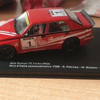 Alfa 75   scala 1/43