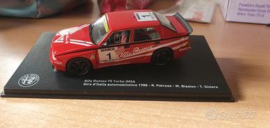 Alfa 75   scala 1/43
