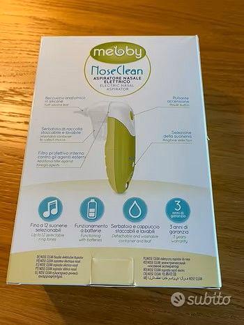 ASPIRATORE NASALE ELETTRICO MEBBY BY MEDEL NOSE CLEAN