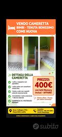 cameretta con letto a castello 
