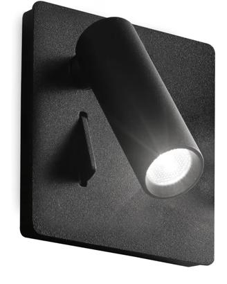 LITE AP Nero, Applique, Ideal Lux