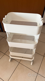 Carrello IKEA RÅSHULT bianco come nuovo