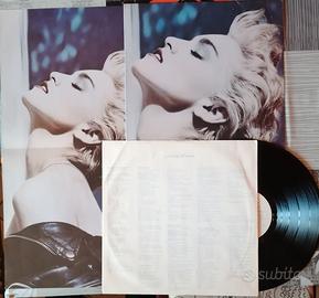Madonna True Blue Vinile Lp + Poster 1St. Us 86