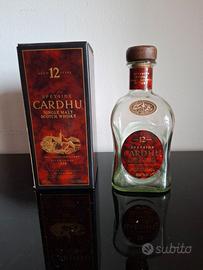 Bottiglia whisky CARDHU vuota