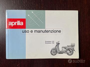 LIBRETTO USO E MANUTENZIONE APRILIA SCARABEO