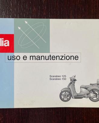 LIBRETTO USO E MANUTENZIONE APRILIA SCARABEO