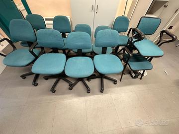 Stock di N.20 sedie in tessuto