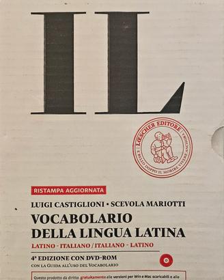 Dizionario Latino "IL" Castiglioni Mariotti - 4a E