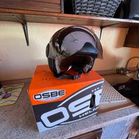 Casco jet con doppia visiera