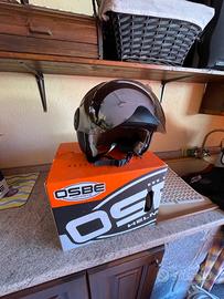 Casco jet con doppia visiera