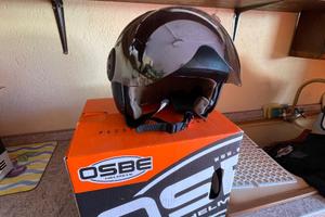 Casco jet con doppia visiera