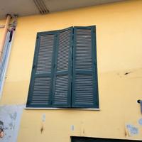 Balcone 3 ante  in ferro zincato verde