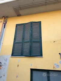 Balcone 3 ante  in ferro zincato verde