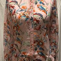 Camicia semitrasparente fantasia Marella