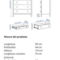 Cassettiera Koppang Ikea