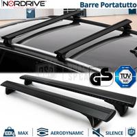 Barre Tetto per Opel Crossland in Alluminio Nero